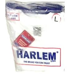 Harlem Tanu White Round Neck T-shirt