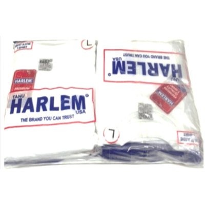 harlem white v neck t shirts