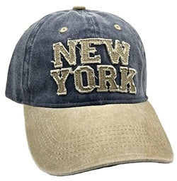 New York Washed Style Ball Cap