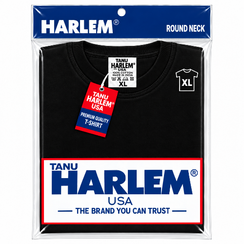 Harlem Brand Black T-Shirts