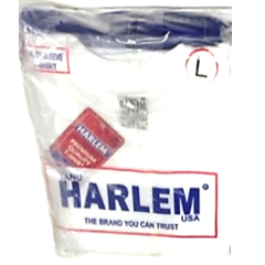 harlem white v neck t shirts